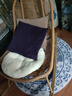 固美家藤编摇摇椅躺椅成人家用休闲椅藤椅户外庭院椅子懒人摇椅2025新款 【揽月藤编摇摇椅+短垫+脚踏】 实拍图
