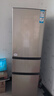 Haier海尔冰箱三开门小型家用大容量智能节能风冷无霜/直冷净味保鲜三门电冰箱一新等级能效小冰箱 219升三开门节能行业爆款冰箱 实拍图