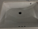 科勒（KOHLER）台盆方形台下面盆拉蒂纳浴室卫生间洗手盆洗脸盆 K-2214T（18寸） 实拍图
