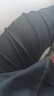 棉麻阔腿裤女百搭夏高腰垂感亚麻九分裤大码太极裤抽绳直筒休闲裤 黑色 3XL 【建议145-160斤】 实拍图