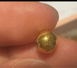喜上眉梢喜饰黄金古法金珠999足金散珠硬金光面磨砂转运珠路路通圣诞礼物 4mm重工古法珠约两颗 0.5 实拍图