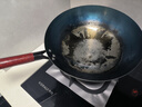 铁锅熟铁炒锅手工锅不易粘锅炒菜锅无涂层宗师古法烤蓝 精做烤蓝铁锅无盖 34cm 实拍图
