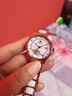 欧利时（OLEVS）瑞士认证品牌手表女简约气质女士手表夜光防水陶瓷石英表超薄女表 OLEVS-3606-间陶瓷红面女 实拍图