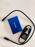 三星（SAMSUNG） 2TB Type-c USB 3.2 移动固态硬盘（PSSD） T7 蓝色 NVMe传输速度1050MB/s 手机直连笔记本外接 实拍图