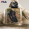 FILA 斐乐TREK老爹鞋男鞋新款休闲鞋时尚复古运动鞋跑鞋 黑/南极灰-BD 39 实拍图