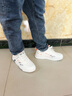 森馬男鞋2026春季新款休闲百搭软底小白鞋子男士厚底增高运动板鞋透气 白橘 40 实拍图