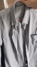 凡客诚品（VANCL）长袖衬衫男全棉领尖扣牛津纺商务休闲经典舒适衬衫 灰色 L 实拍图
