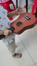 俏娃宝贝（QIAO WA BAO BEI）儿童小吉他玩具3-6岁尤克里里初学入门2宝宝音乐器女孩生日礼物男 轻塑咖色：入门配背包教材+拨片背带 实拍图