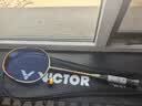 威克多（VICTOR）胜利专业羽毛球拍超轻全碳素纤维中端王者超级纳米7全面单拍hx7sp 【纳米7升级版】HX7SP香槟金4U 实拍图