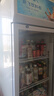 新飞 （Frestec）展示柜冷藏保鲜柜酒水饮料冰柜双开门冷藏柜酒店冷藏保鲜柜超市直冷玻璃门风冷无霜冰箱立式冷柜 大单门蓝白400L【直冷省电】5层 实拍图