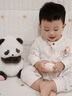 汇乐玩具新生儿见面礼熊猫玩偶毛绒婴儿安抚巾宝宝玩具6-12个月满月礼盒 实拍图