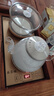 六角壶套组耐热玻璃茶壶套装茶具套组茶具套组耐高温600毫 雅黑六角壶＋六只杯＋杯架+茶盘 实拍图