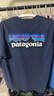巴塔哥尼亚（Patagonia）男女情侣通勤短袖夏季P-6 Logo混纺棉休闲潮流户外透气T恤 38504 NENA M 实拍图