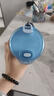 特百惠（Tupperware）晶彩MAX塑料杯600ml 男女士学生夏季运动水杯子户外大容量 冰水蓝 实拍图