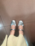 他她（TATA）气质银色包头凉鞋女法式后空粗跟凉鞋夏7ACD4BH4 银色 37 晒单实拍图