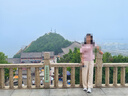 秋水伊人坑条针织高腰阔腿休闲裤夏季新款女装百搭薄款裤子 米色 S 实拍图