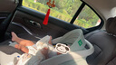 怡戈（Ekobebe）新生婴儿提篮式儿童安全座椅汽车用宝宝便携摇篮车载手提篮 黑绿 实拍图