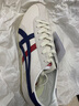 Onitsuka Tiger鬼塚虎男鞋 慢跑鞋透气轻便男女款运动休闲鞋RUNSPARK 白色/藏青色(1183B480-107) 41.5 实拍图