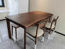 铁逍遥胡桃木实木书桌客厅化大长桌大板工作台家用办公桌学习电脑桌餐桌 胡桃木桌140*70*75厚4.5cm 实拍图