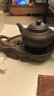 妃汐蒂 小型家用紫砂茶盘陶瓷简约茶台托盘圆形功夫茶具储水壶承茶托盘 实拍图