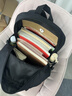 回力（Warrior）书包男初中生大容量高中生大学生书包减压多功能电脑包女双肩背包 黑色 实拍图