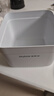 佳帮手车载桌面垃圾桶2.4L无盖家用客厅梳妆台垃圾收纳桶网红轻奢白色 实拍图