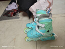 micro迈古联名COSMOID轮滑鞋儿童男女直排溜旱冰硬壳初学 JOY蓝色套餐M 实拍图