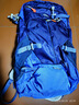 艾王新款登山包轻量化35升大容量背负系统双肩包耐磨防泼旅行户外背包 A纹宝蓝 35升（悬浮背负+防雨罩） 实拍图
