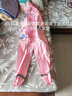 牧萌儿童雨衣男童连体套装防水全身幼儿园女孩小童 粉色美人鱼 XL 实拍图