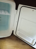 新飞小冰箱迷你车载冰箱宿舍车家用冷藏小型冷暖箱 车家两用 【圆款白色】机械ATP- 10L 实拍图