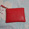佳品优 拉链零钱包女迷你小钱包短款软皮手拿小包超薄卡包简约钥匙包 红色 1个 实拍图