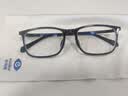 依视路（ESSILOR）眼镜片钻晶膜致1.67非球面防蓝光防UV配镜现片1片[拍2+MUISE镜框] 实拍图