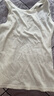 松山棉店罗纹打底背心女U领可家居外穿宽松背心无罩杯-白色L/165 实拍图