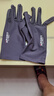 增持防晒手套男女夏季薄款防滑冰丝开车骑行外卖路亚钓鱼漏二指半指 冰丝男士-漏二指款（灰色） 实拍图
