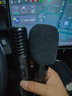 迪普尔 话筒套麦克风话筒套KTV海绵套非 一次性麦克风保护罩无线有线立式话筒套防喷罩降噪麦套  黑色*10 实拍图