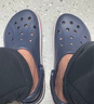crocs卡骆驰洞洞鞋贝雅卡骆班轻便耐磨一脚蹬休闲鞋|205089 石板灰/青柠绿-0GX 43 (270mm) 实拍图