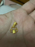 菜百首饰 黄金吊坠 足金可爱星星 天使 宝宝吊坠 计价 HJ 足金项坠（不含链） 约2.17g 实拍图