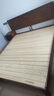 林氏家居全实木床卧室双人床胡桃木色橡木斜靠大板床1.8米x2米LH586A1 实拍图
