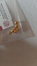 喜上眉梢喜饰黄金古法金珠999足金散珠硬金光面磨砂转运珠路路通圣诞礼物 4mm 重版光面珠七颗 1.4g 实拍图