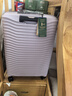 新秀丽（Samsonite）行李箱25英寸拉杆箱简约大波浪箱旅行箱KJ1丁香紫托运密码箱 实拍图