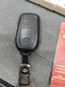 绅创丰田凯美瑞钥匙套荣放rav4亚洲龙卡罗拉锐放雷凌锋/威/汉兰达扣包 黑线【D款2键】+皮扣款 实拍图