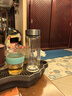 希诺双层玻璃杯男家用商务办公泡茶杯子过滤车载水杯XN-9302 345mL 实拍图
