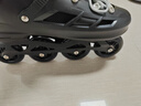 斯威（SWAY）轮滑鞋成人男女溜冰鞋休闲平花专业滑轮鞋大学生初学者滑冰旱冰鞋 黑【一体支架】 42 日常鞋码(42-44) 实拍图