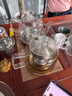茶皇子（CHAHUANGZI）全自动上水电茶炉玻璃电热烧水壶喷淋式煮茶器茶台嵌入式2025新款电热水壶泡茶专用烧水煮茶一体机 1L 香槟金（三壶款）37×20cm 实拍图