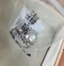 海蒂 10-10.5mm淡水珍珠戒指女可调节戒圈S925银生日礼物附证书 实拍图