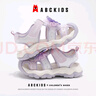 ABC KIDS童鞋女童夏季公主鞋儿童凉鞋软底沙滩鞋中大童3256 紫色  34 实拍图
