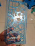 反转多功能百变万花尺手抄报绘图模板小学生绘图尺绘画镂空波浪尺子魔幻尺粉色 绘图尺蓝色（2把） 实拍图