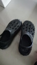 奥康（Aokang）洞洞鞋男士夏季沙滩凉鞋户外休闲踩屎感eva防滑防臭凉拖鞋男外穿 黑色 42 -43 【适合41-42】 实拍图