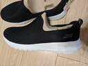 斯凯奇男鞋秋冬季健步鞋一脚蹬舒适透气懒人鞋休闲鞋送爸爸54638 实拍图