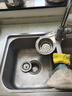 今皓厨房水槽专用沥水篮不锈钢挂式沥水架干湿分离挂钩垃圾天鹅过滤篮 【1个装】不锈钢天鹅沥水篮小号 实拍图